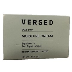 Versed Skin Soak Moisture Cream Squalane + Red Algae Extract 1.5 Oz With Box