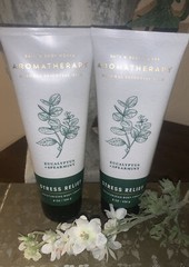 BBW Aromatherapy Eucalyptus & Spearmint Stress Relief Moisturizing Body Cream X2