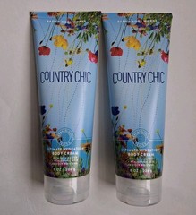 Bath and Body Works Country Chic Body Cream Lemon Marigold Amber Lot of 2 New