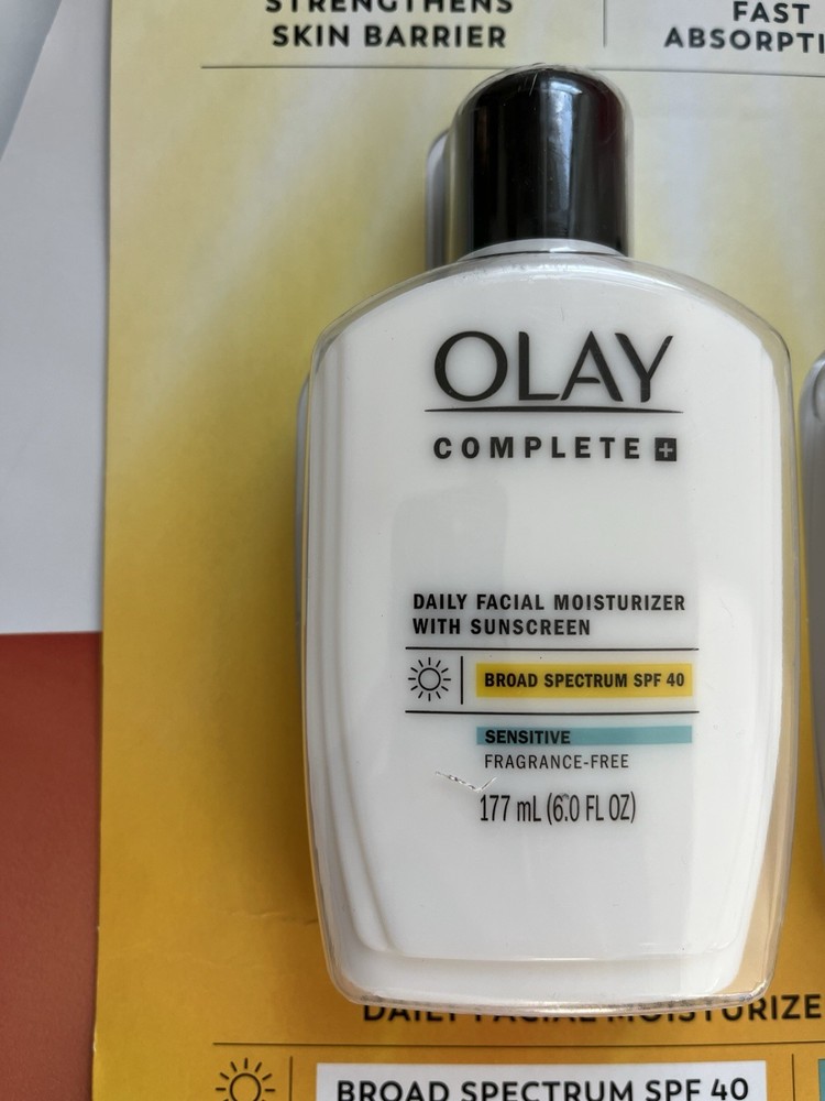 Olay Complete + Daily Facial Moisturizer SPF 40 Sensitive 6.0oz FRESH exp 10/26