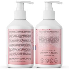 Skin Firming Retinol Collagen Face & 16.9 Ounce (Pack of 2), White