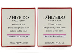 Brightening Shiseido White Lucent 2Pk Gel Cream 1.7oz / 50ml fresh In Retail BOX