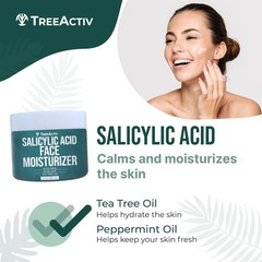 Acne Eliminating Cream | Tea Tree Moisturizing Formula for Balanced, Fresh-Lo…