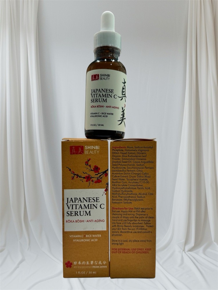 US Seller Shinbi Beauty Rice Bright Serum | Clean, Vegan, Brightening Skincare