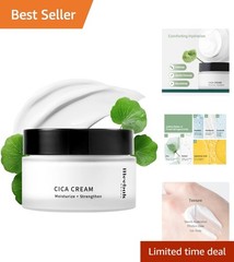 Cica Cream: Hydrating & Firming Daily Moisturizer for Glass Skin – 1.68 Fl Oz