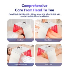 Foldable 7 Colors LED Photon Machine PDT Light Therapy Nano Water Sprayer SPA