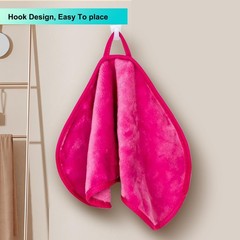 PleasingCare Makeup Remover Cloth Cleansing Towel Chemical Free 3 Rosy