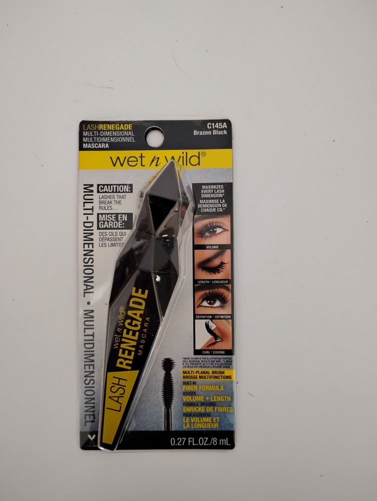 Wet n Wild Lash Renegade Mascara, C145A Brazen Black