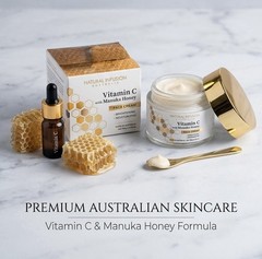 Natural Infusion Vitamin C with Manuka Honey Face Cream – Brighten & Moisturize