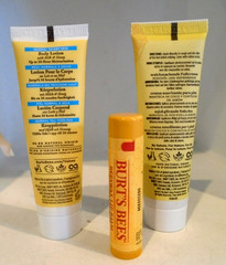 Burt’s Bees Foot Cream & Body Lotion Travel Size Coconut With Lip Balm Vitamin E