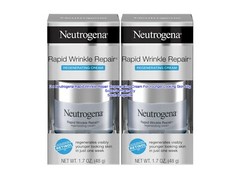 2 x Neutrogena Rapid Wrinkle Repair Regenerating Cream Younger Looking Skin 48g