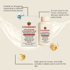 Skin Strawberry Resurfacing Moisturizer Soothing Cream Nourishing Repair Face
