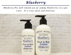 Hand & Body Lotion – Blueberry Handmade Lotion with Shea Butter
