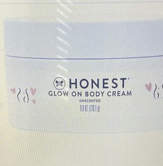 Honest Company Mama Love Glow On Body Cream, Unscented, 6 oz