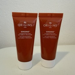 2 X Origins Ginzing Energizing Gel Cream Caffeine + Niacinamide .5 oz /15ml ea