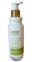 RAW SUGAR SENSITIVE SKIN BODY LOTION Green Tea + Cucumber 18fl oz