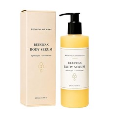 Beeswax Body Serum, Waterless Body Oil Moisturizer with Avocado Oil, Castor Oil