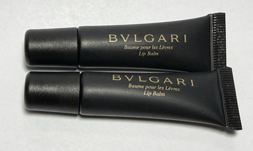 BVLGARI Lip Balm Set Of 2 Emirates First Class Travel Size