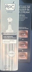 RoC DERM CORREXION Eye Repair Dark Circle Cream Retinol 0.5 fl oz Cooling Tip