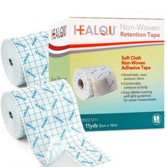 2&Prime; x 11yd Non-Woven Hypoallergenic Premium Dressing Retention Tape – 2 Rolls