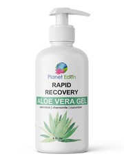 Planet Eden Aloe Vera Gel SUNBURN Burn Healing -FAST HEALING Rosehip Oil