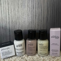 Philosophy Minis Bundle (lotion, cleanser, shower gel, face cream, sunscreen) BN