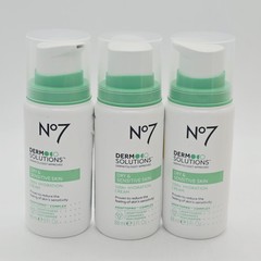 Lot Of 3 No7 Derm Solutions Dry& Sensitive Skin 100hr Hydrating Face Moisturizer