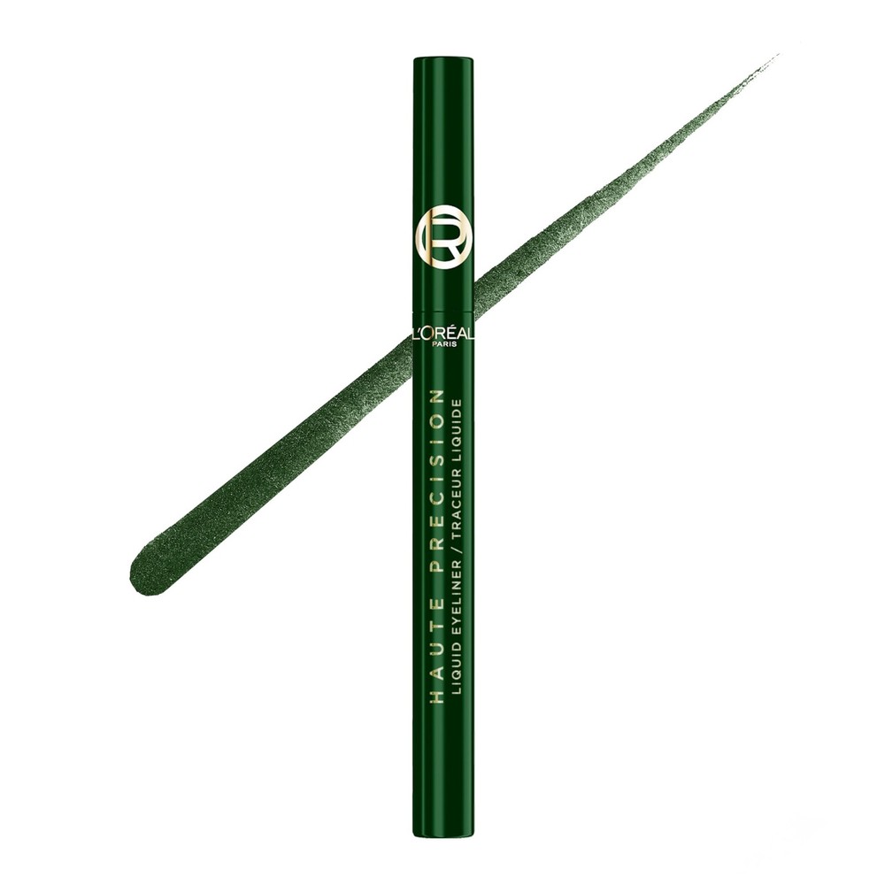 Liquid Eyeliner Waterproof Micro Tip 0.03 Fl Oz 040 Green Velvet L Oreal LOreal