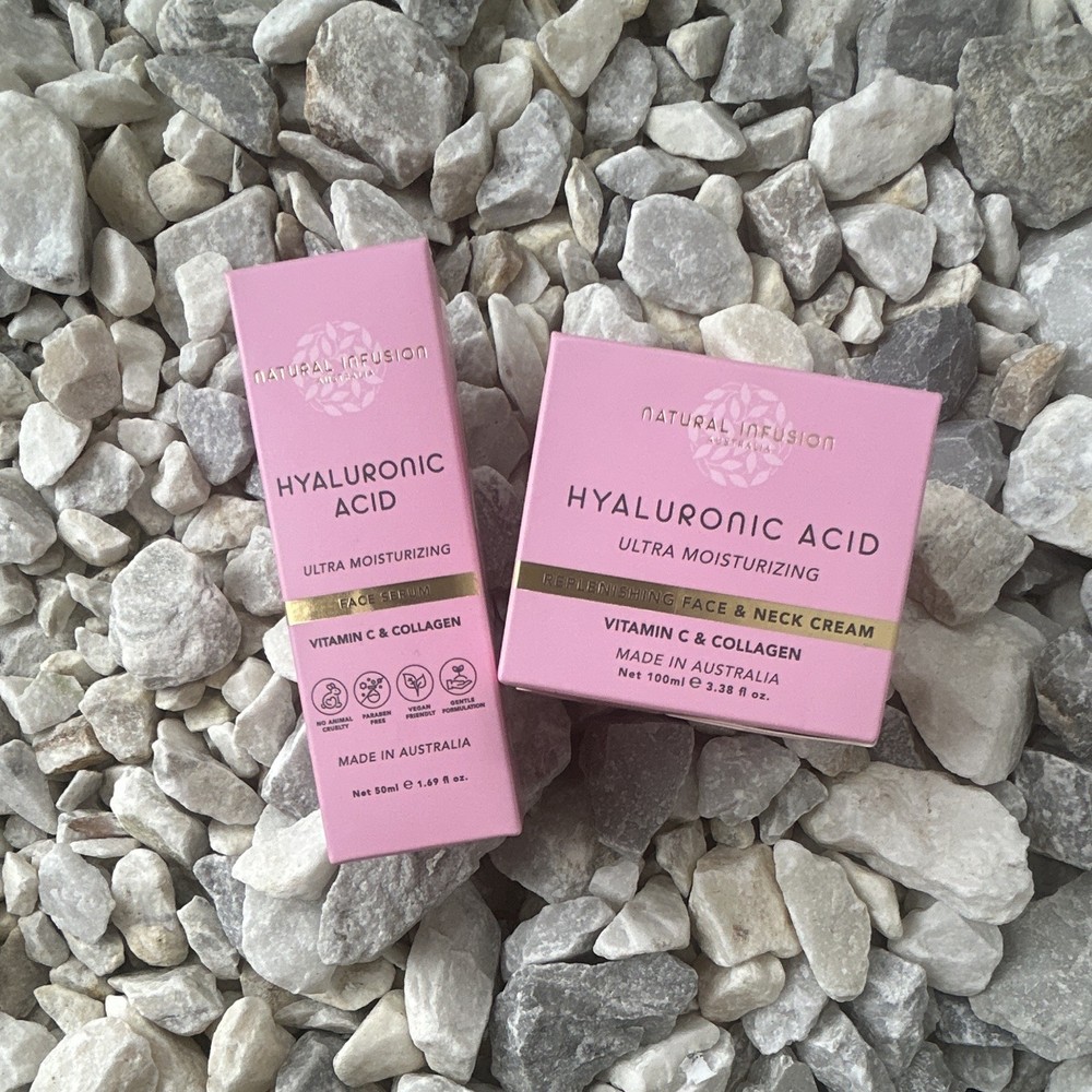Natural Infusion Hyaluronic Acid + Vitamin C Collagen Face & Neck Cream 3.38oz