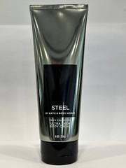 Bath & Body Works STEEL 24-Hour Moisture Ultra Shea Body Cream for Men 8 oz 226g