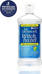 T.N. Dickinson&rsquo;s Witch Hazel 100% Natural 8 Ounce (Pack of 1), Clear