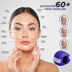 1PC Jawline Exerciser Mouth Exercise Fitness Ball Neck Face Jaw Trainer Toning