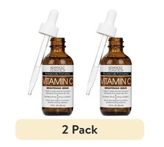 Advanced Clinicals Vitamin C Face Serum 1.75 fl oz, 2 PACK