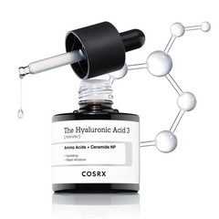 COSRX Pure Sodium Hyaluronic Acid 3% Serum, 0.67 Fl Oz (Pack of 1), White