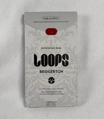 LOOPS Bridgerton Hydrogel Face Masks Hydrating Hyaluronic Acid 2 ct 2.11 oz