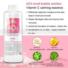3Bottles Aqua Hydra Peeling Solution Hydro Serum for Dermabrasion Facial Machine