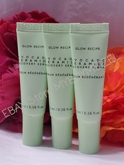 Lot of 3 Glow Recipe Avocado Ceramide Recovery Serum .16 oz 5 ml Travel Sz x3