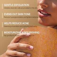 Turmeric Body Scrub Vitamin C Exfoliating Body Scrub With Collagen And Coconu…