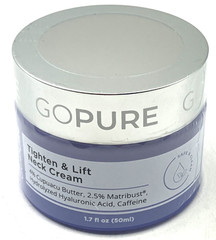 goPure Tighten & Lift Neck & Chest Moisturizer Cream for Visibly Firming 1.7 oz