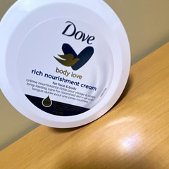 Dove Body Love Ceramide Moisturizer Cream Face & Body Dry Skin Unscented 250 mL