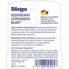 Blistex Raspberry Lemonade Blast Refreshing Fruit Blend Lip Balm SPF 15 .15 Oz