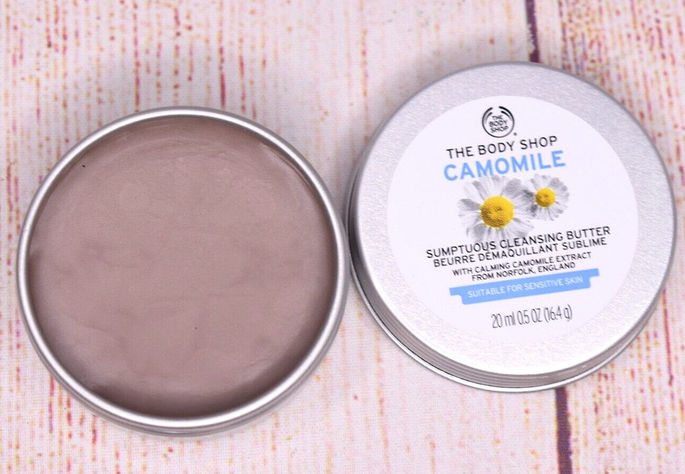 The Body Shop Camomile Sumptuous Cleansing Butter Sensitive Skin 0.5 OZ READ