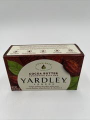 24 Pack Yardley London Cocoa Butter Naturally Moisturizing Bath Bar 4.0 Oz Each