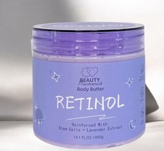 BEAUTY Mechanics Retinol Body Butter with Stem Cells & Lavender 14.1 fl oz