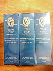 Toner Clarifying Color Code Facial Skin Care Balancing Normal/Oily. 3 Pack D7