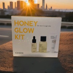COSRX Honey Glow Kit – Propolis Synergy Toner, Ampoule, Cream, Moisturizing