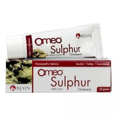 Bjain Omeo Sulphur Cream Skin Care Cream 25g ** Exp.2028 ** New With Box Pack