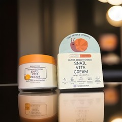 Korean Bonnyhill Snail Vita Cream 3.38oz Ultra Brightening, New Exp. 06/2028