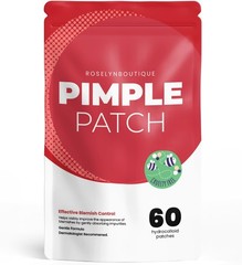ROSELYNBOUTIQUE Pimple Patches for Face (60Ct – 4 Sizes 8,10,12,14mm) – Hydrocol