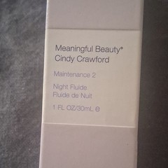 Meaningful Beauty Cindy Crawford Maintenance 2 Anti-Aging Night Fluid 1 oz